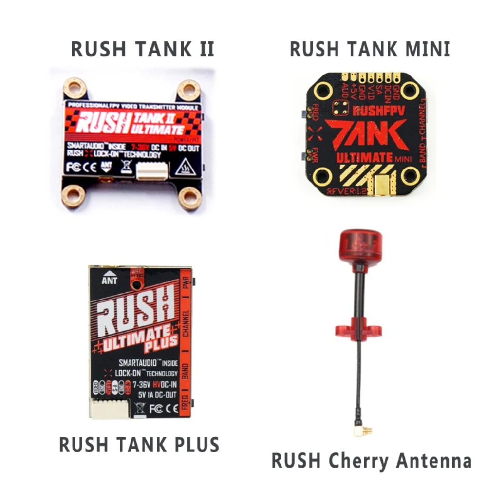 RUSH TANK Ultimate II/Mini/PLU – обзор и цена Drone Racing Transmitter